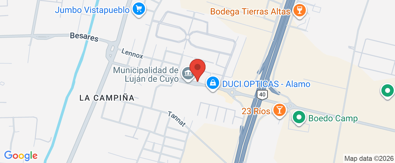 Mapa de la ubicación