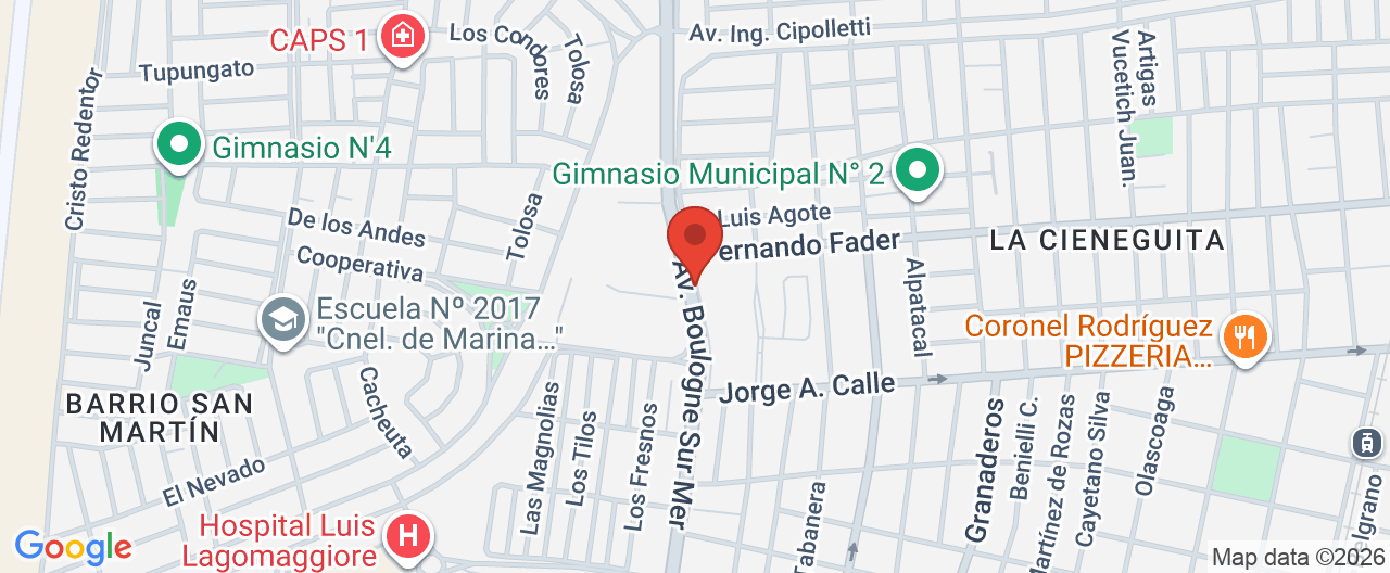 Mapa de la ubicación