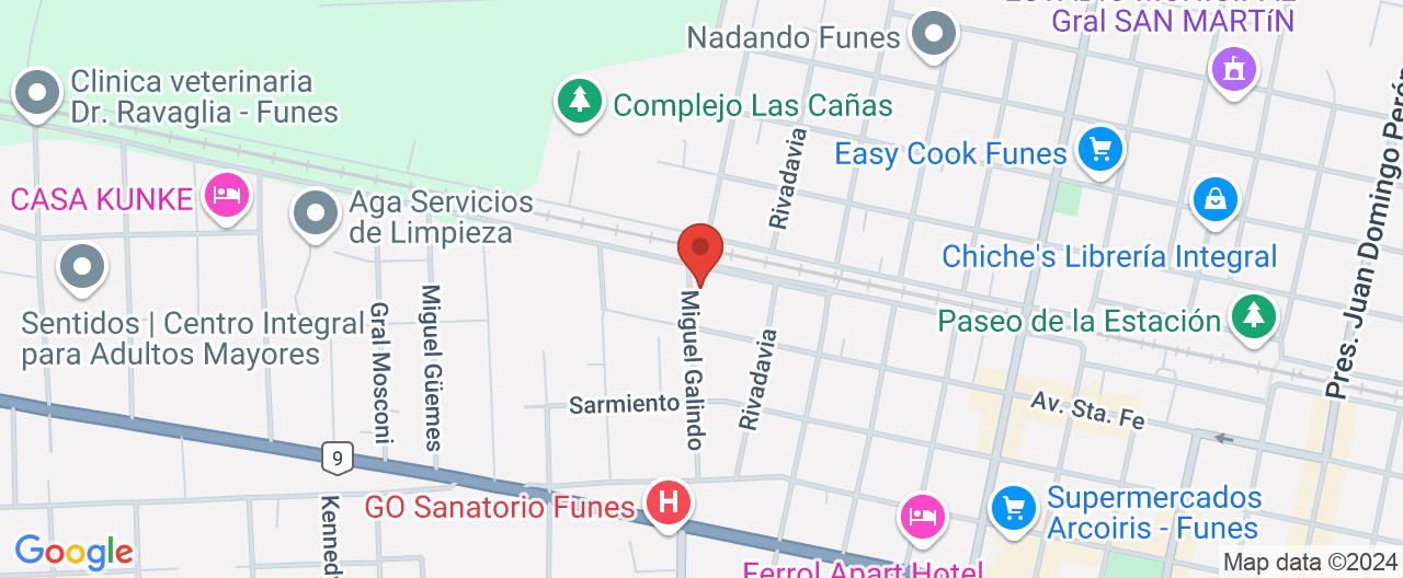 Mapa de la ubicación