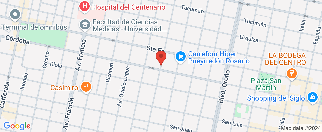 Mapa de la ubicación
