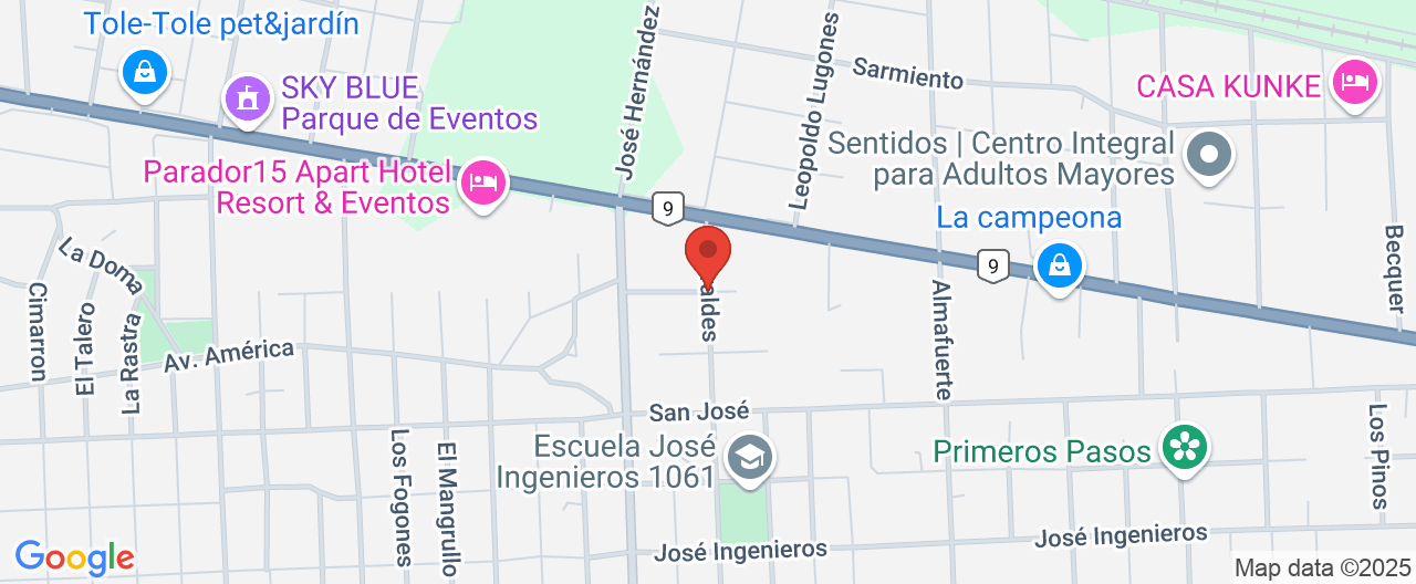 Mapa de la ubicación