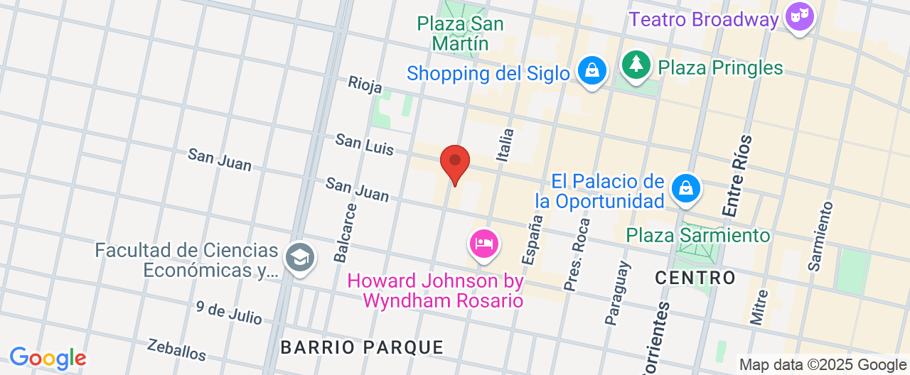 Mapa de la ubicación