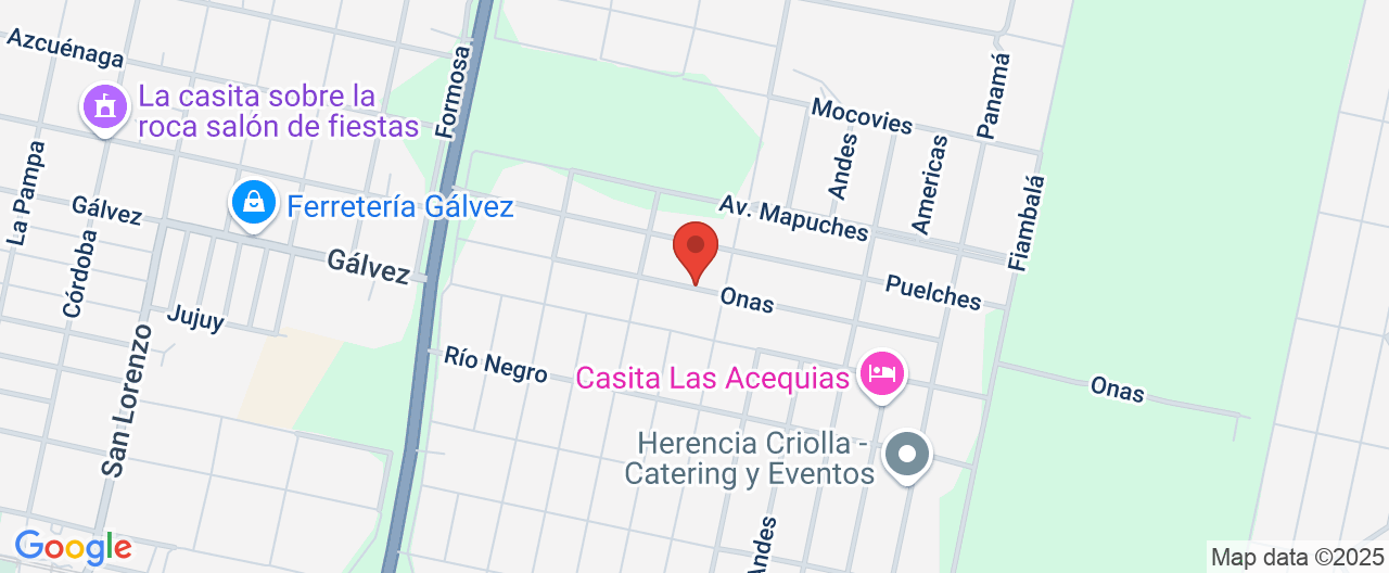 Mapa de la ubicación