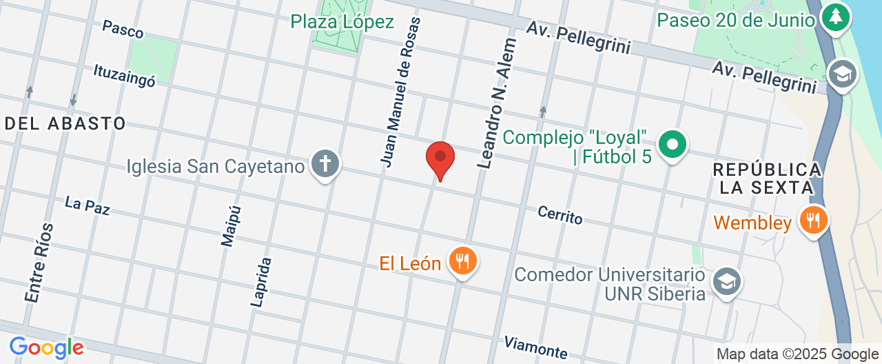 Mapa de la ubicación