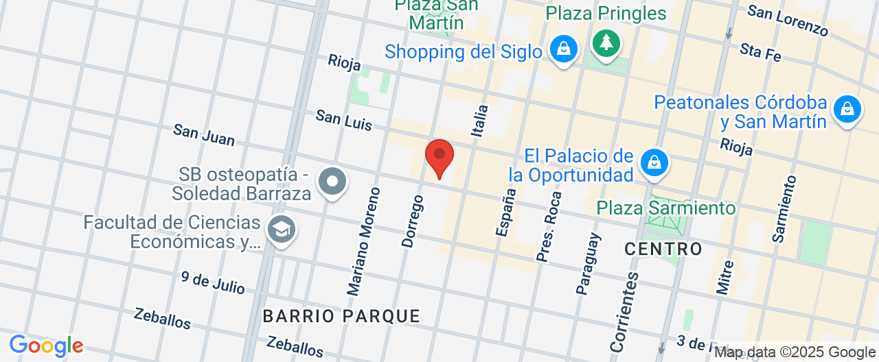 Mapa de la ubicación
