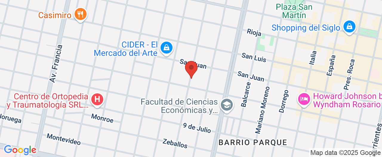 Mapa de la ubicación