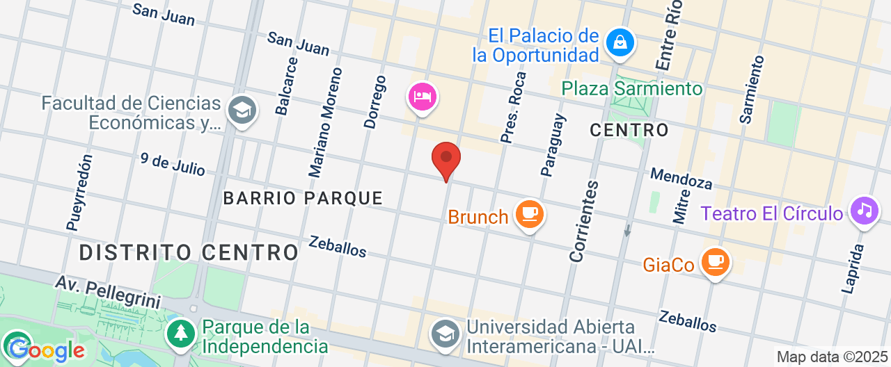 Mapa de la ubicación
