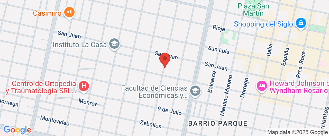 Mapa de la ubicación