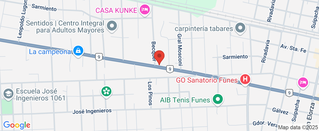 Mapa de la ubicación