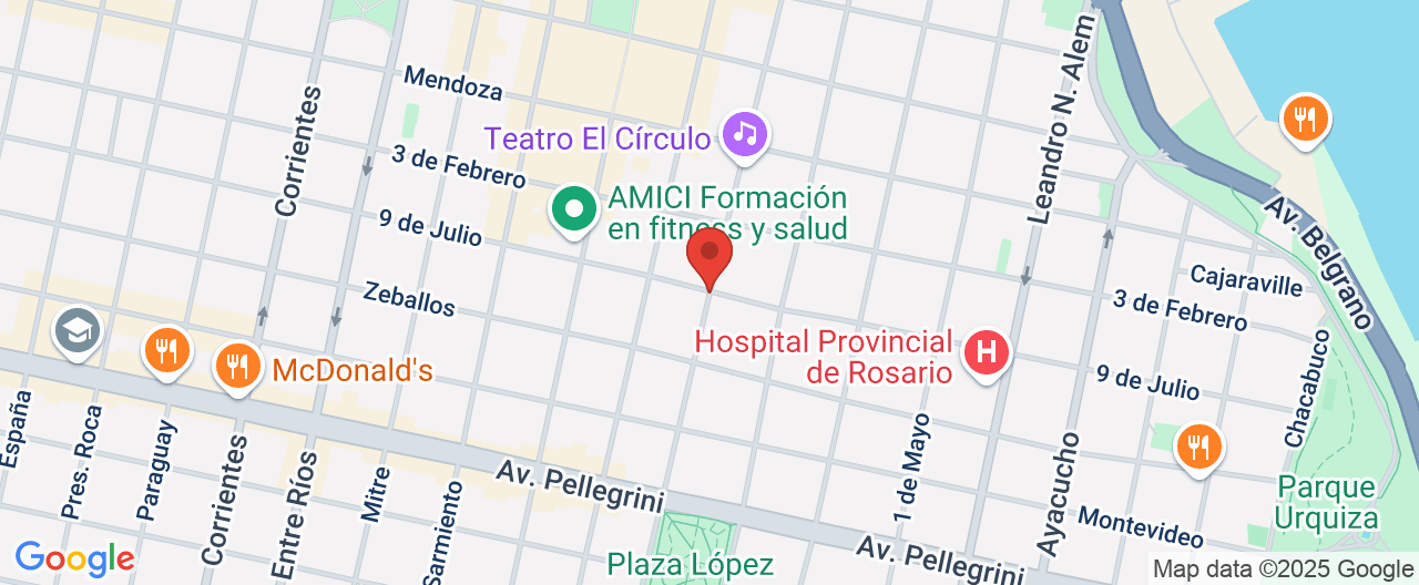 Mapa de la ubicación