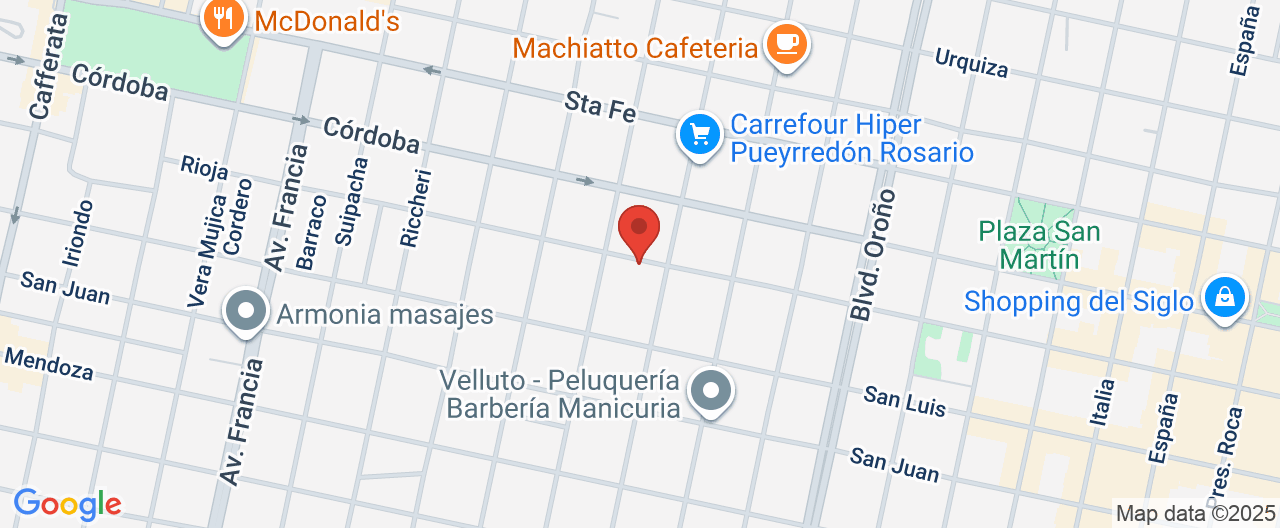 Mapa de la ubicación