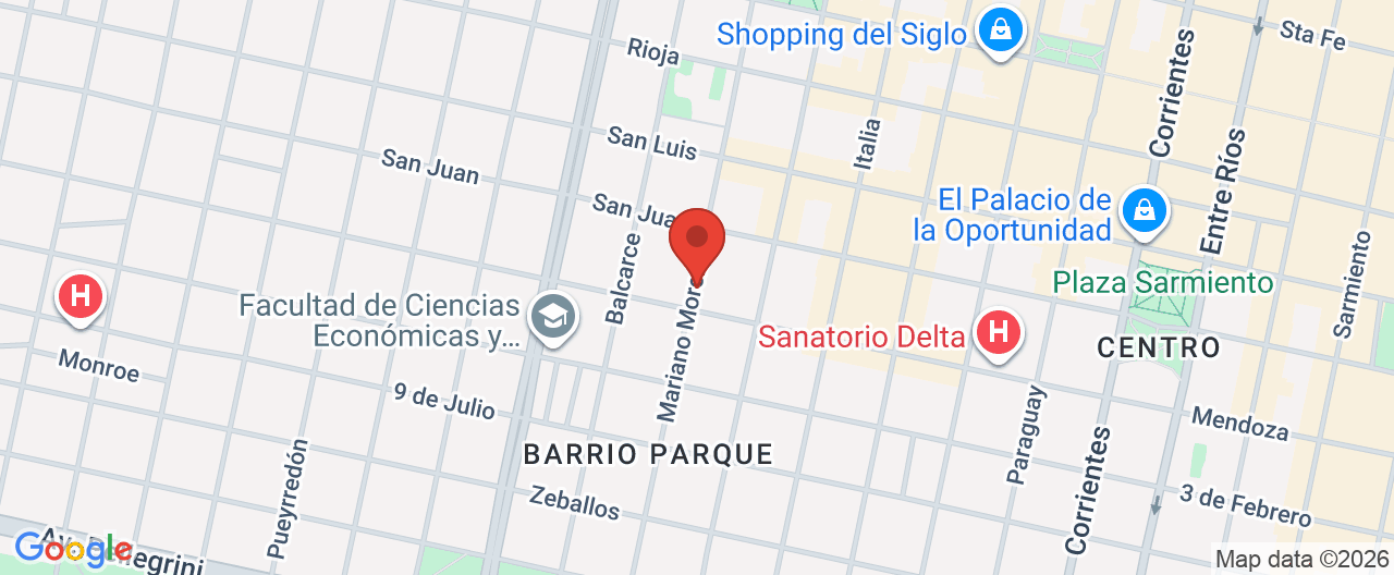 Mapa de la ubicación