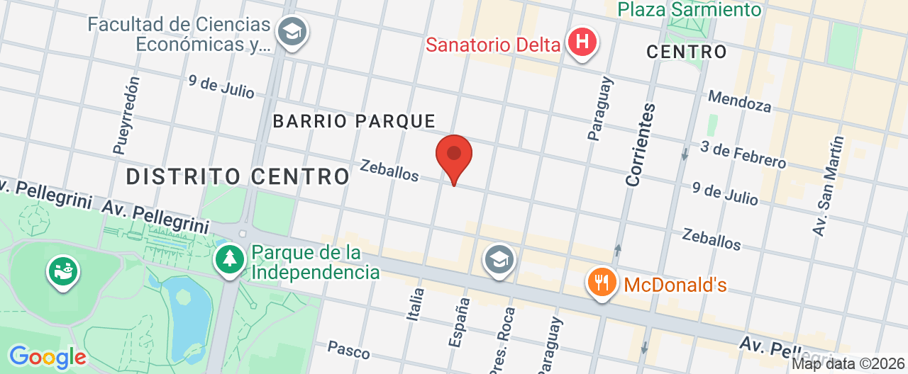 Mapa de la ubicación