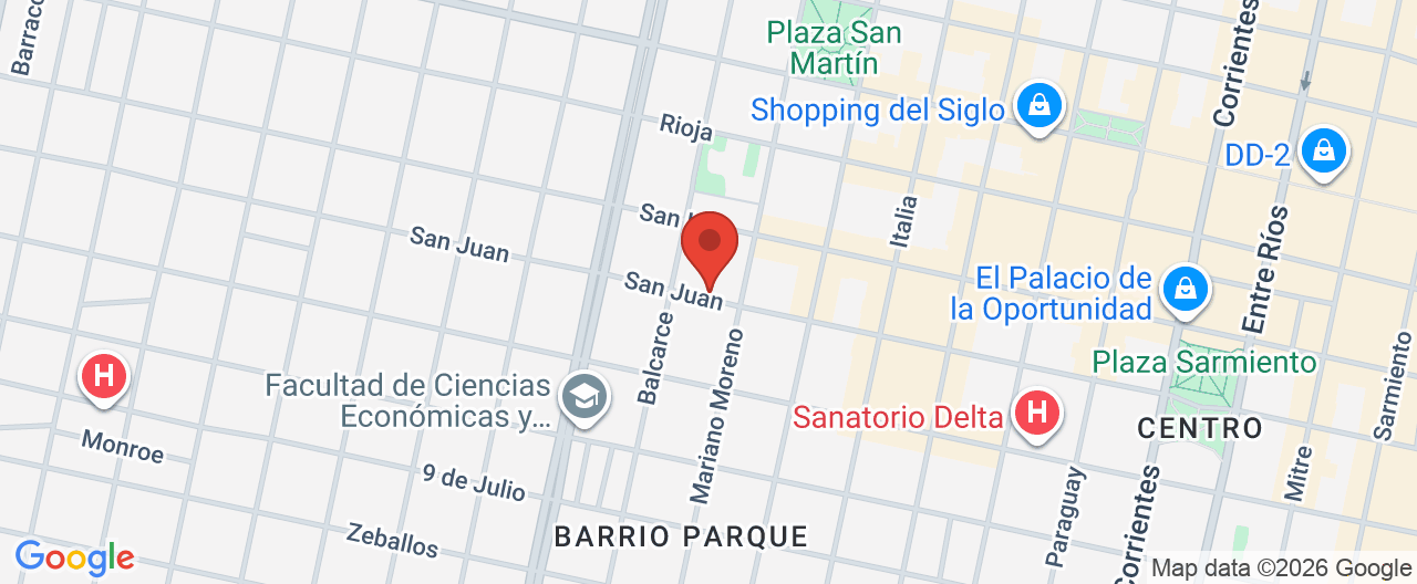 Mapa de la ubicación