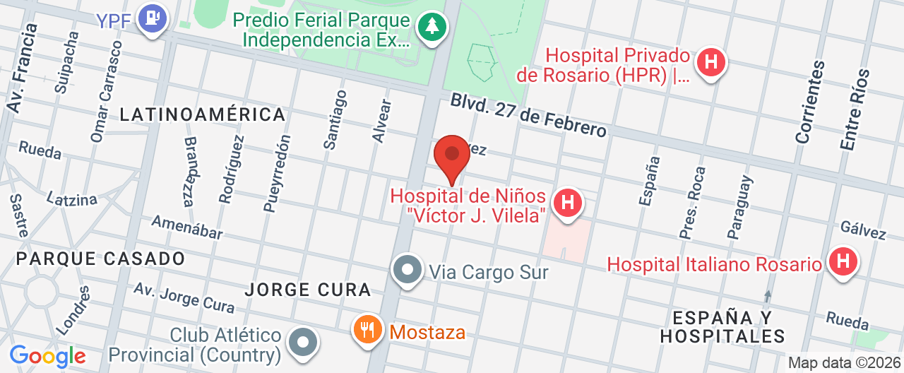 Mapa de la ubicación