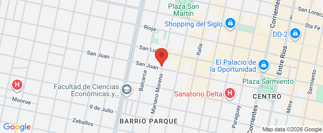 Mapa de la ubicación