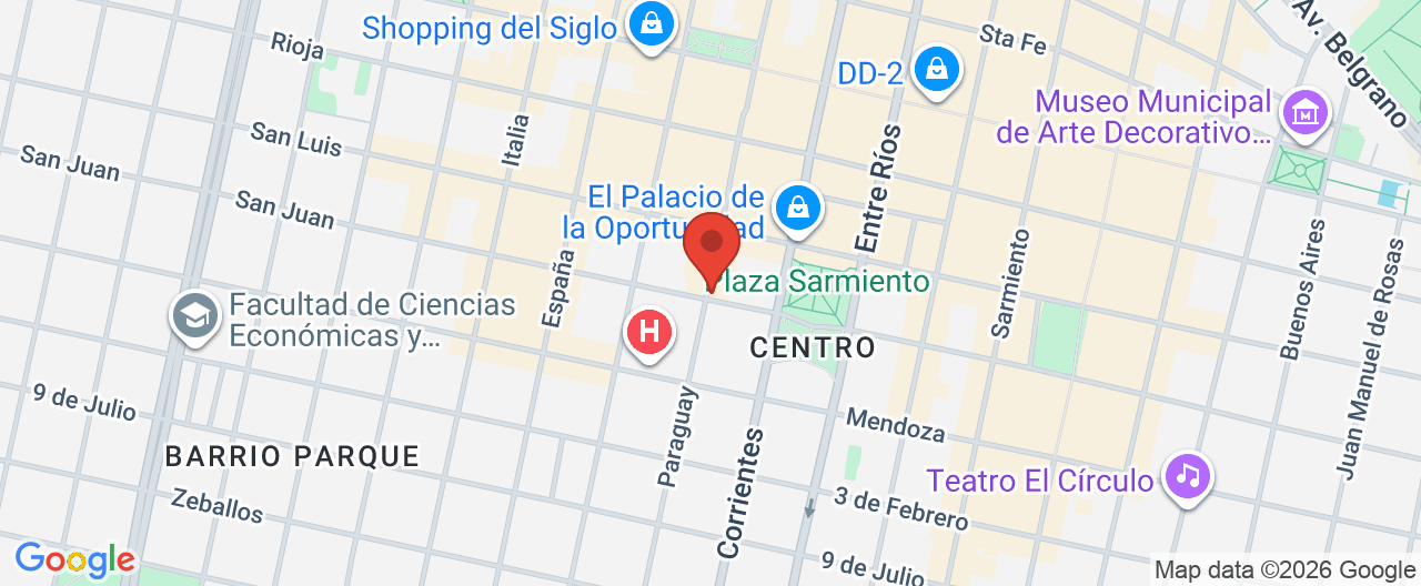 Mapa de la ubicación