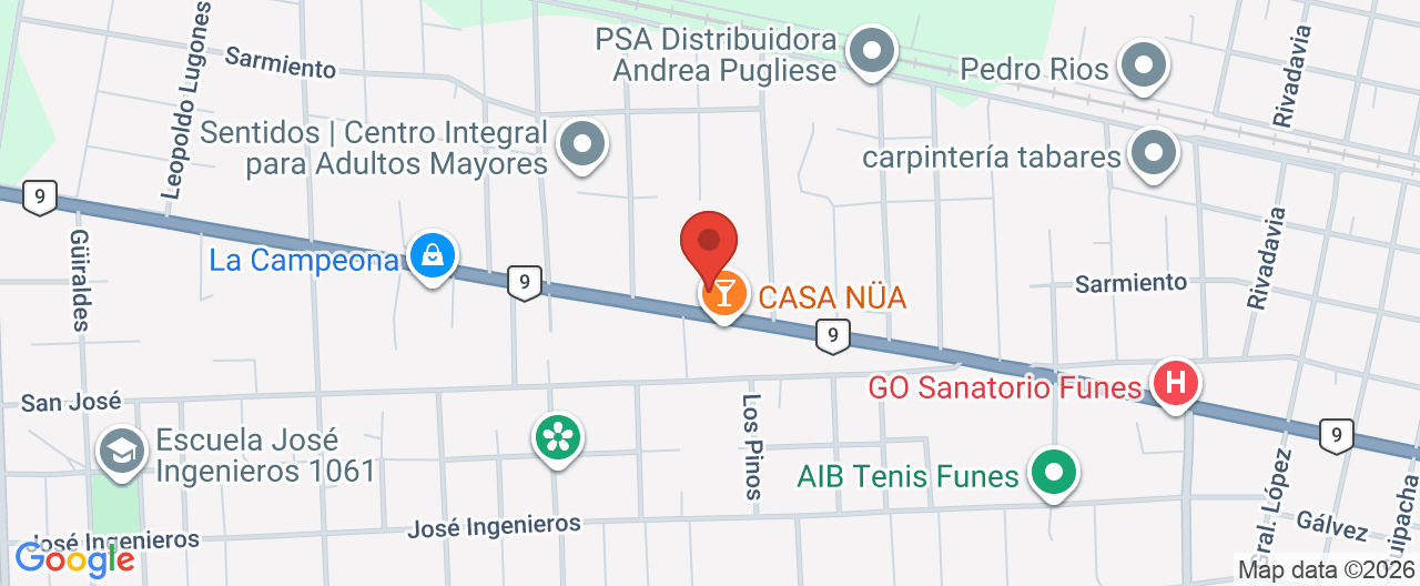 Mapa de la ubicación