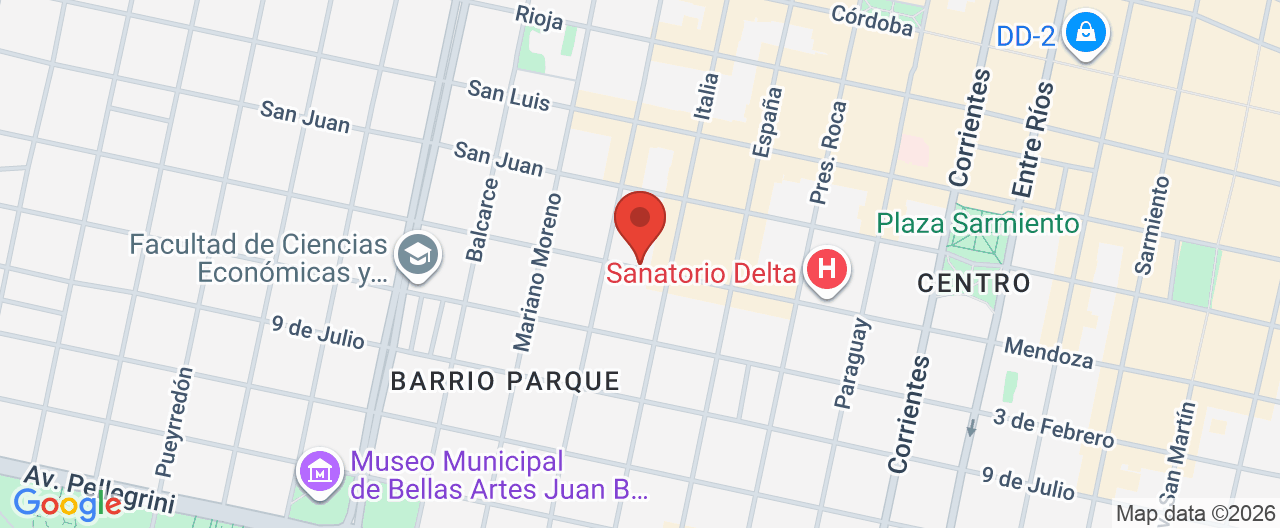 Mapa de la ubicación