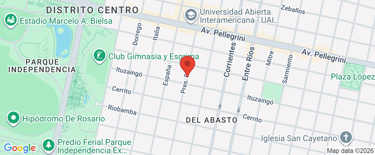 Mapa de la ubicación