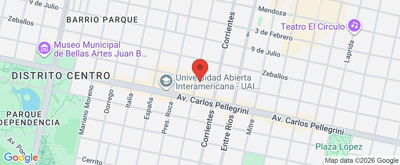 Mapa de la ubicación