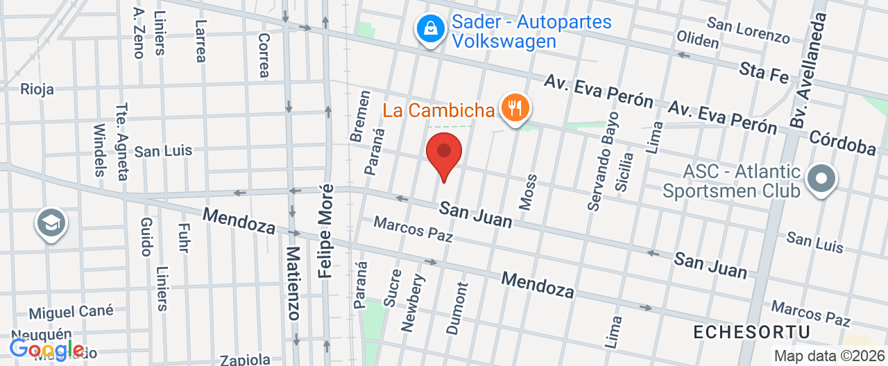 Mapa de la ubicación