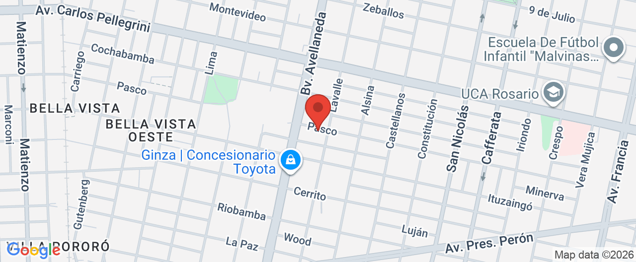 Mapa de la ubicación
