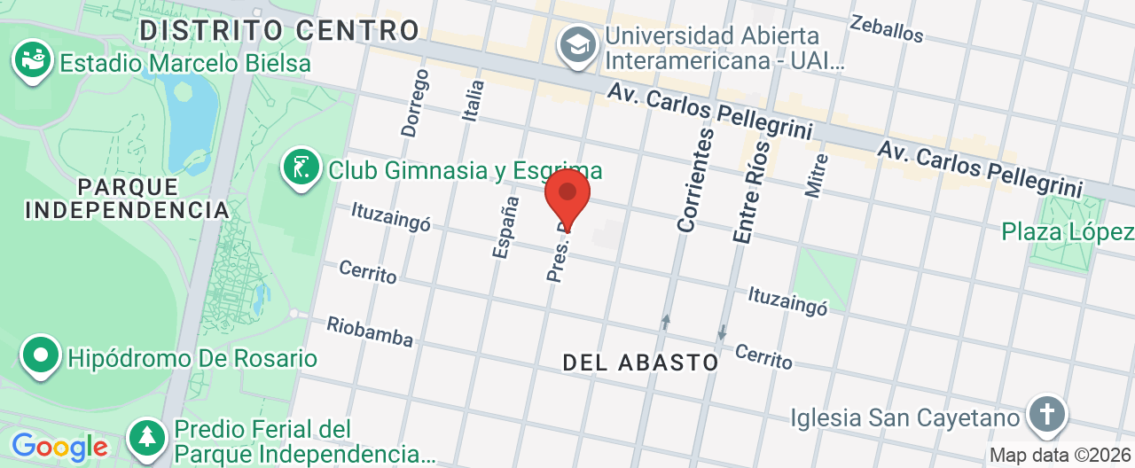 Mapa de la ubicación