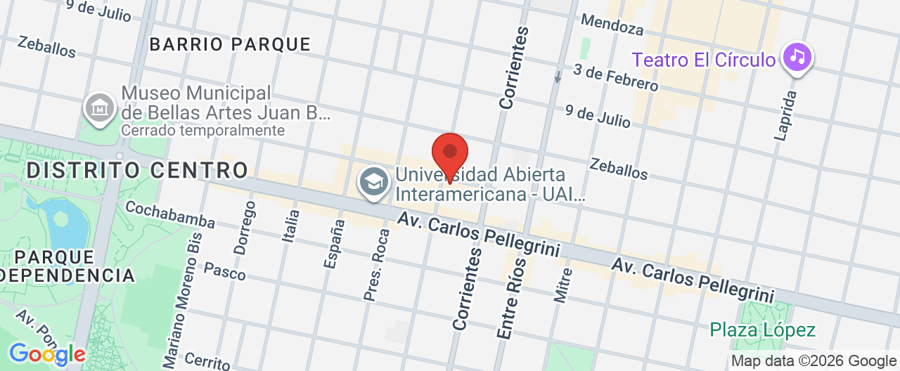 Mapa de la ubicación
