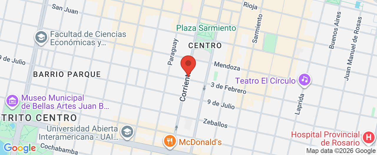 Mapa de la ubicación