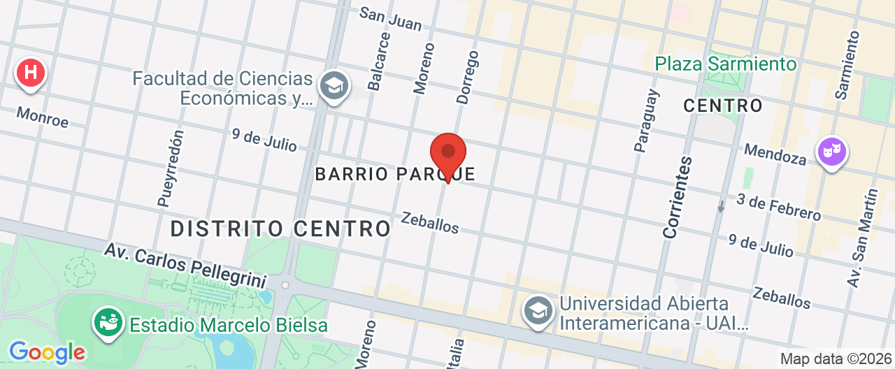 Mapa de la ubicación