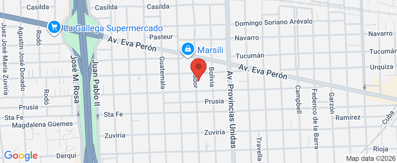 Mapa de la ubicación