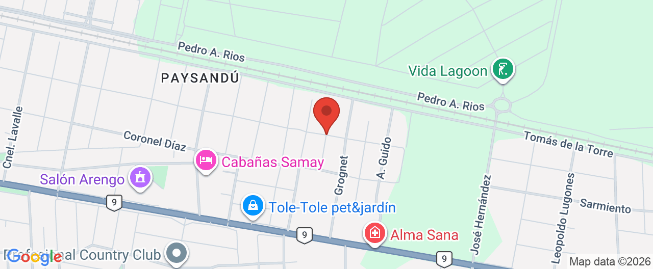 Mapa de la ubicación