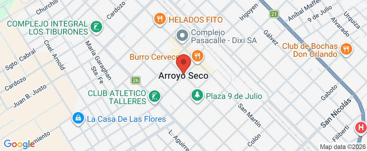 Mapa de la ubicación