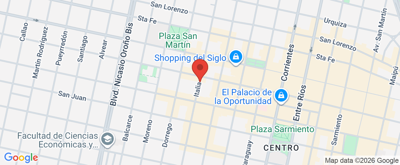 Mapa de la ubicación