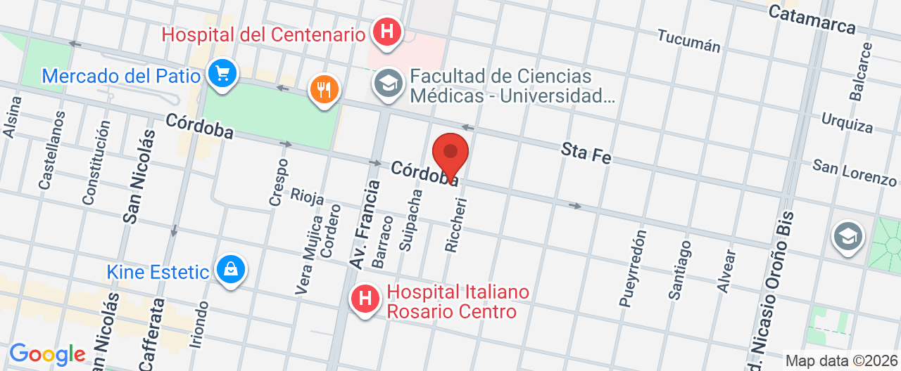 Mapa de la ubicación