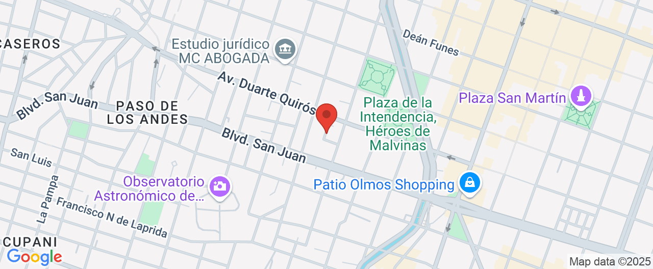 Mapa de la ubicación