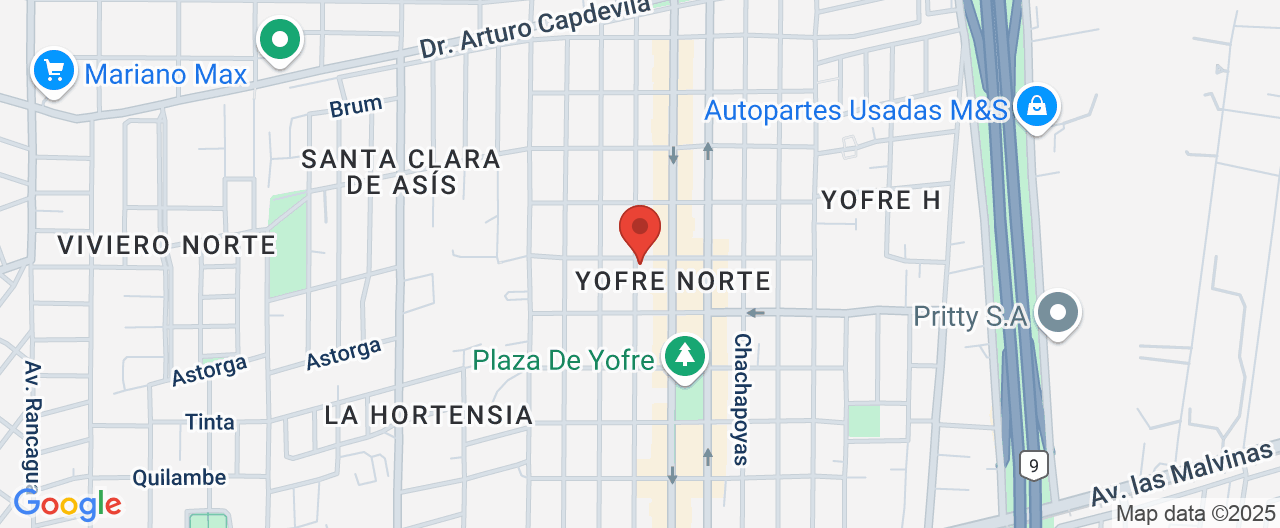 Mapa de la ubicación