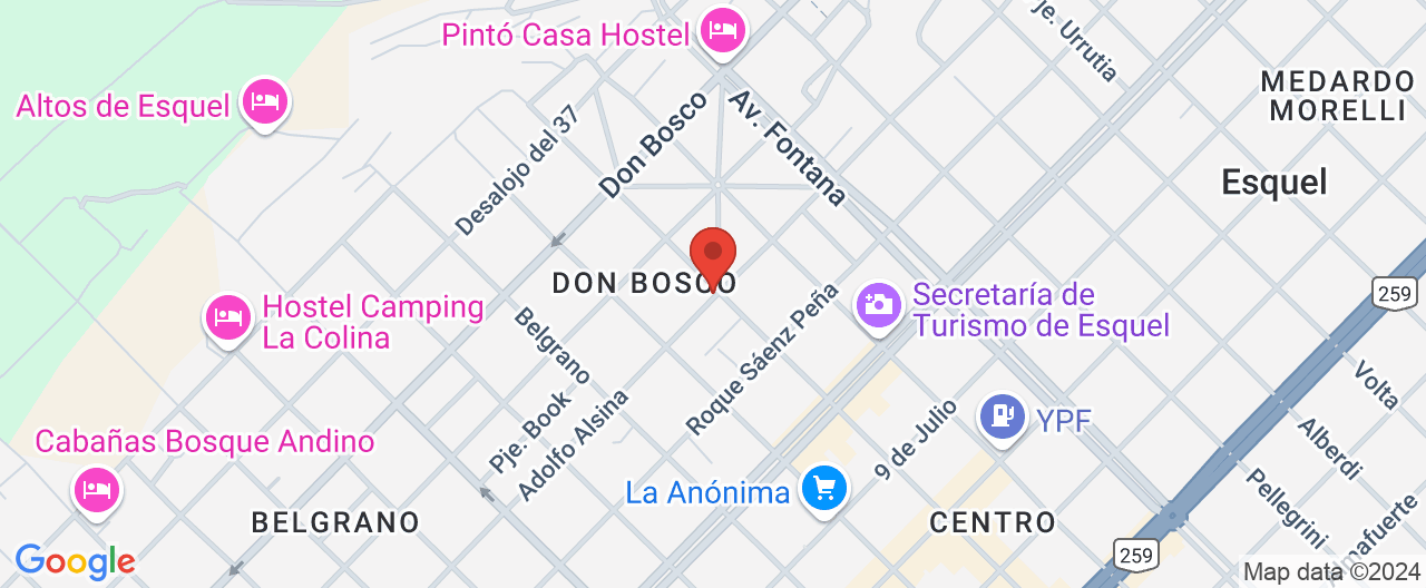 Mapa de la ubicación