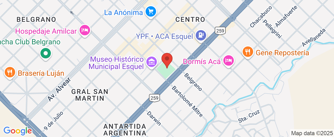 Mapa de la ubicación