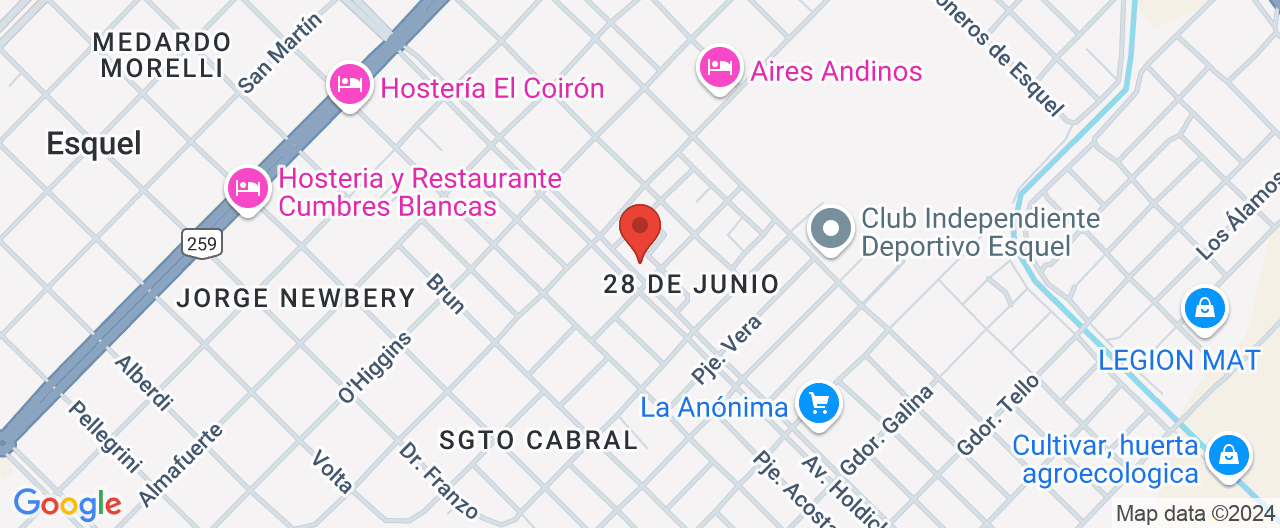 Mapa de la ubicación