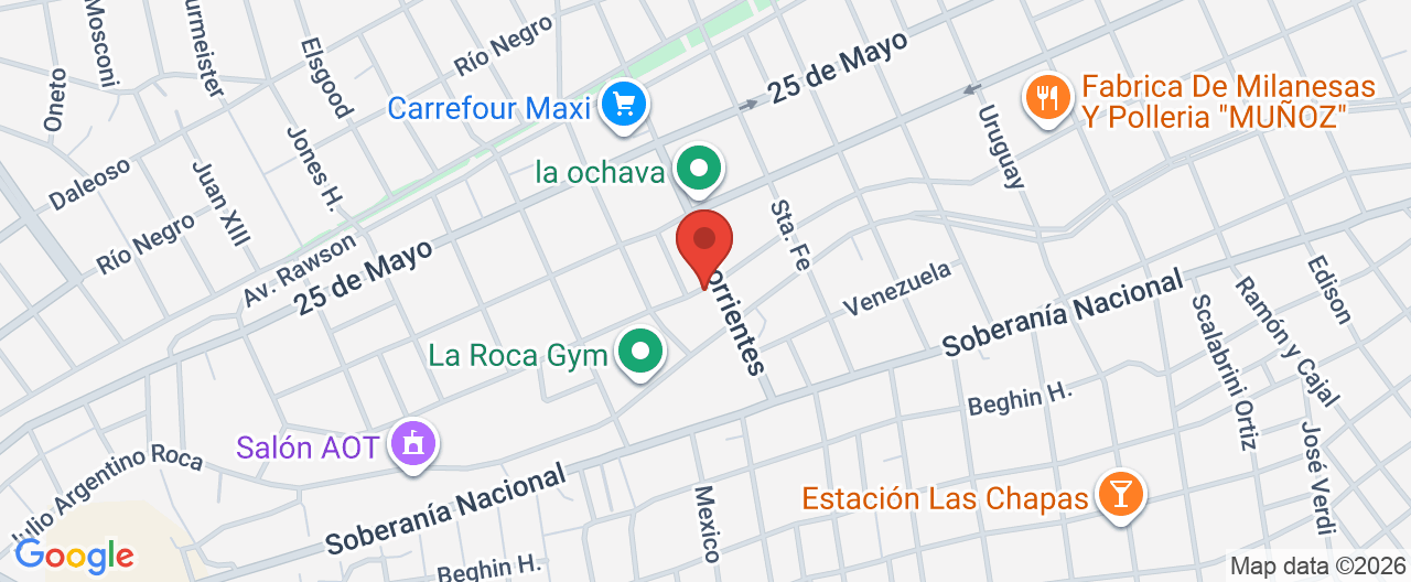 Mapa de la ubicación