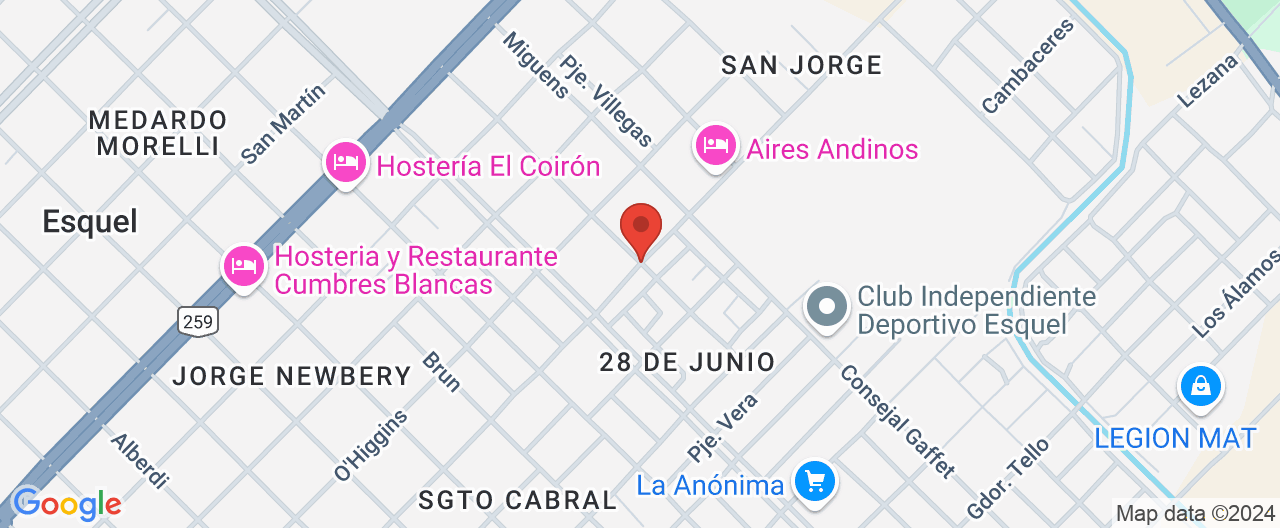 Mapa de la ubicación