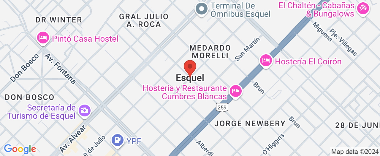 Mapa de la ubicación