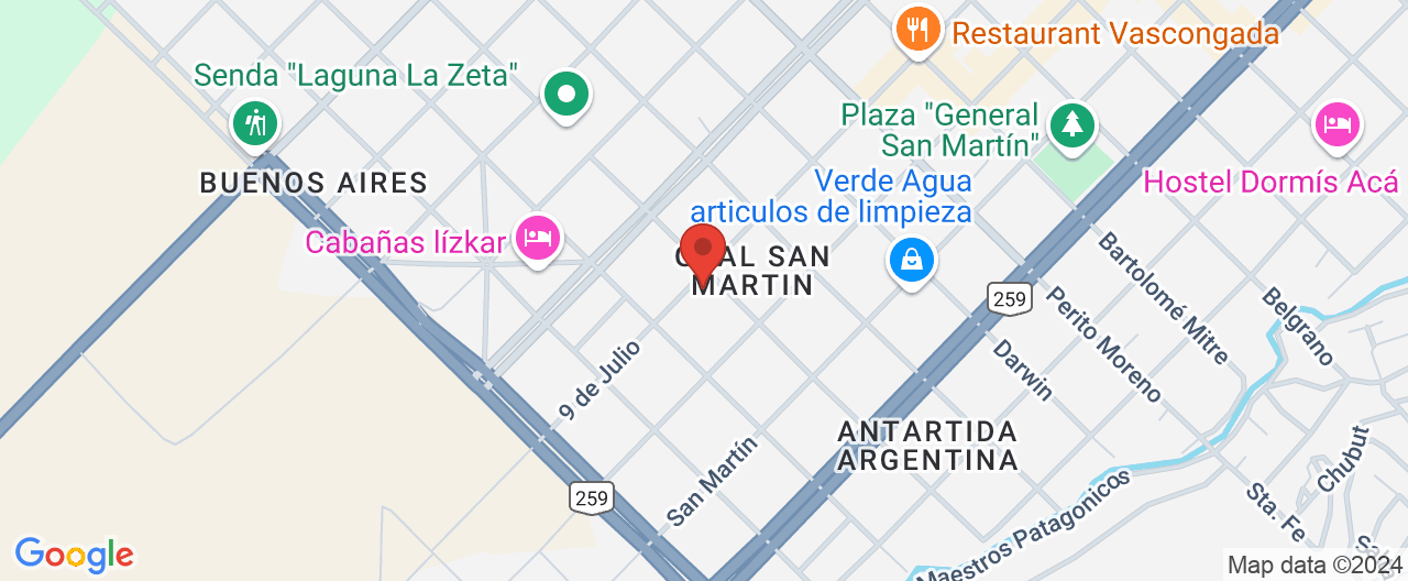 Mapa de la ubicación