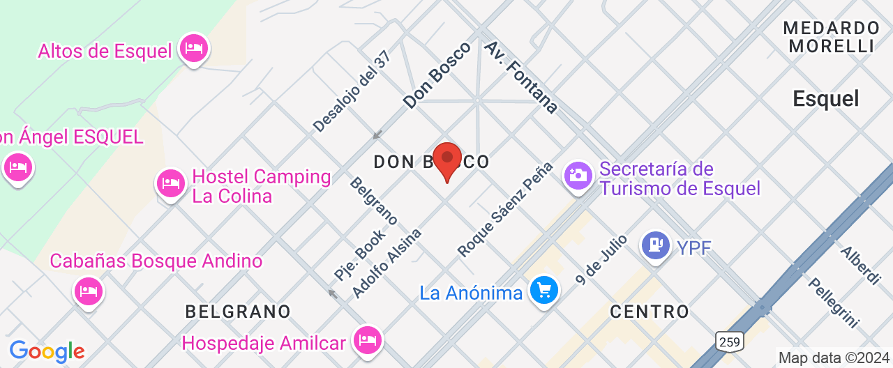 Mapa de la ubicación