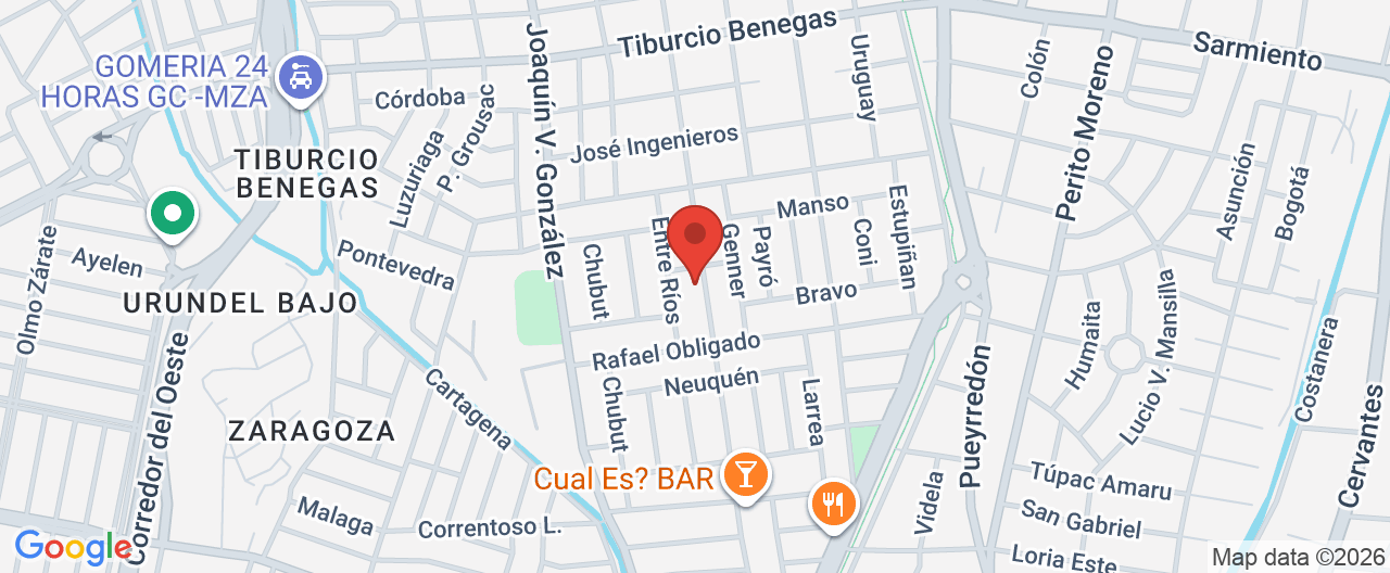 Mapa de la ubicación
