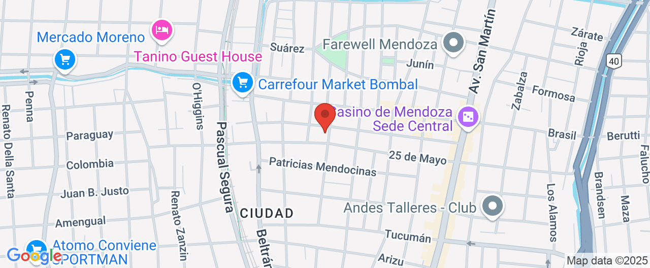 Mapa de la ubicación