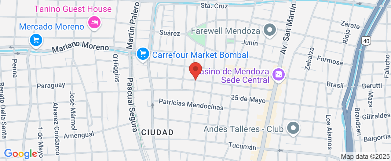 Mapa de la ubicación