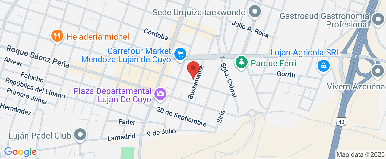 Mapa de la ubicación